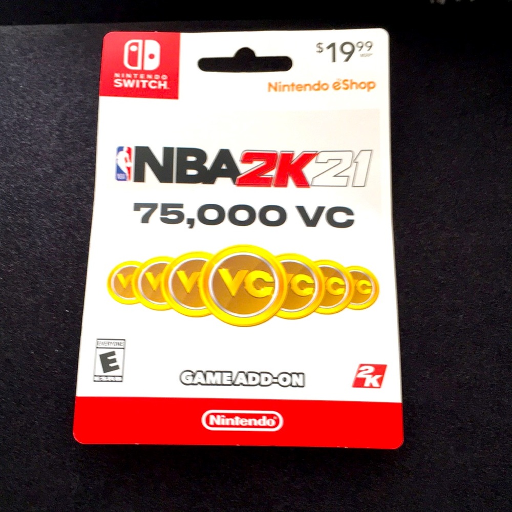 Vc75,000 for nba 2k21